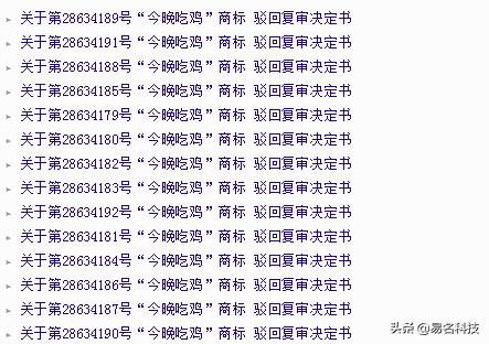 因吃雞”游戲太火了？竟然39件商標被駁回！