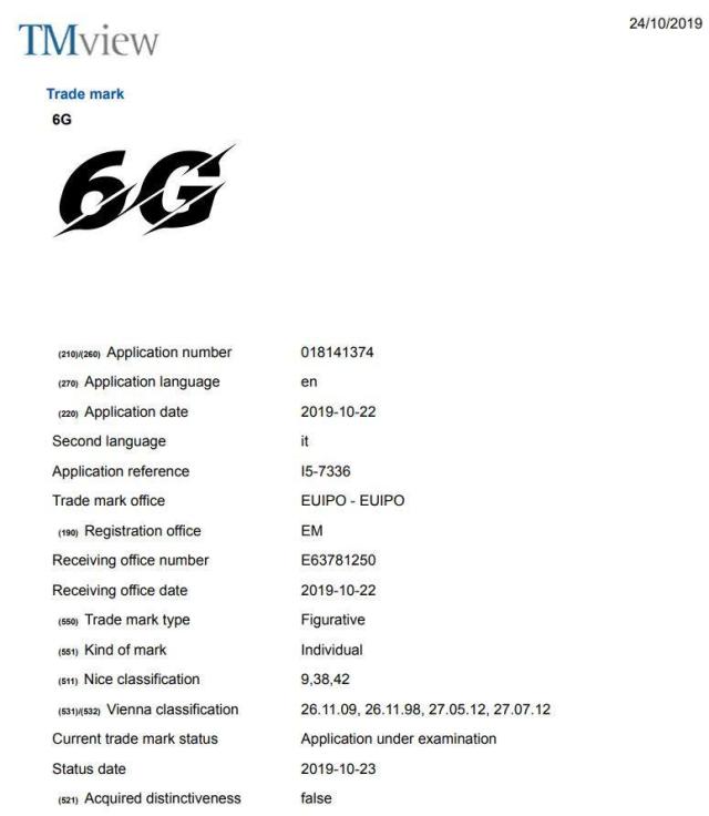 Vivo申請(qǐng)了6G商標(biāo)，6G將實(shí)現(xiàn)每秒1 TB的速度和零延遲！