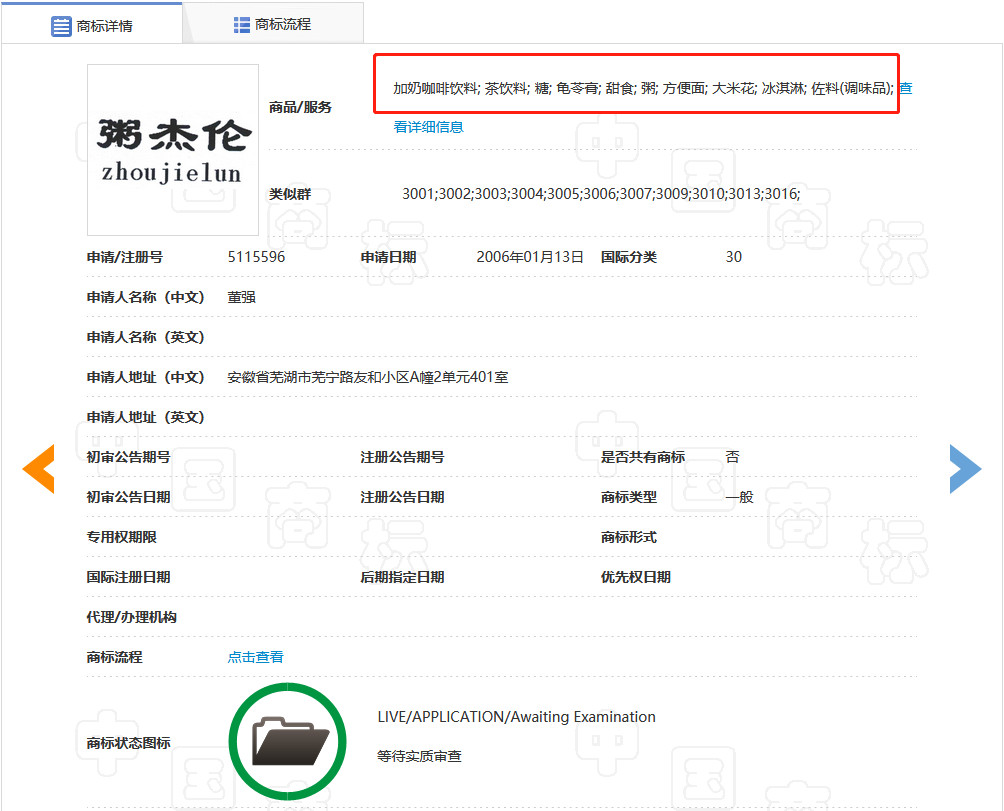 “粥杰倫”商標已經出現了，“菜依林”還會遠嗎？